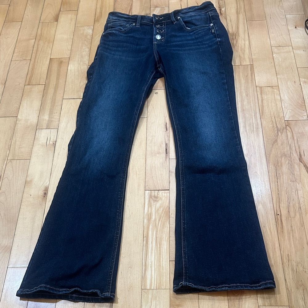 NWOT Silver Suki Bootcut Deep Indigo Button-Fly Jeans